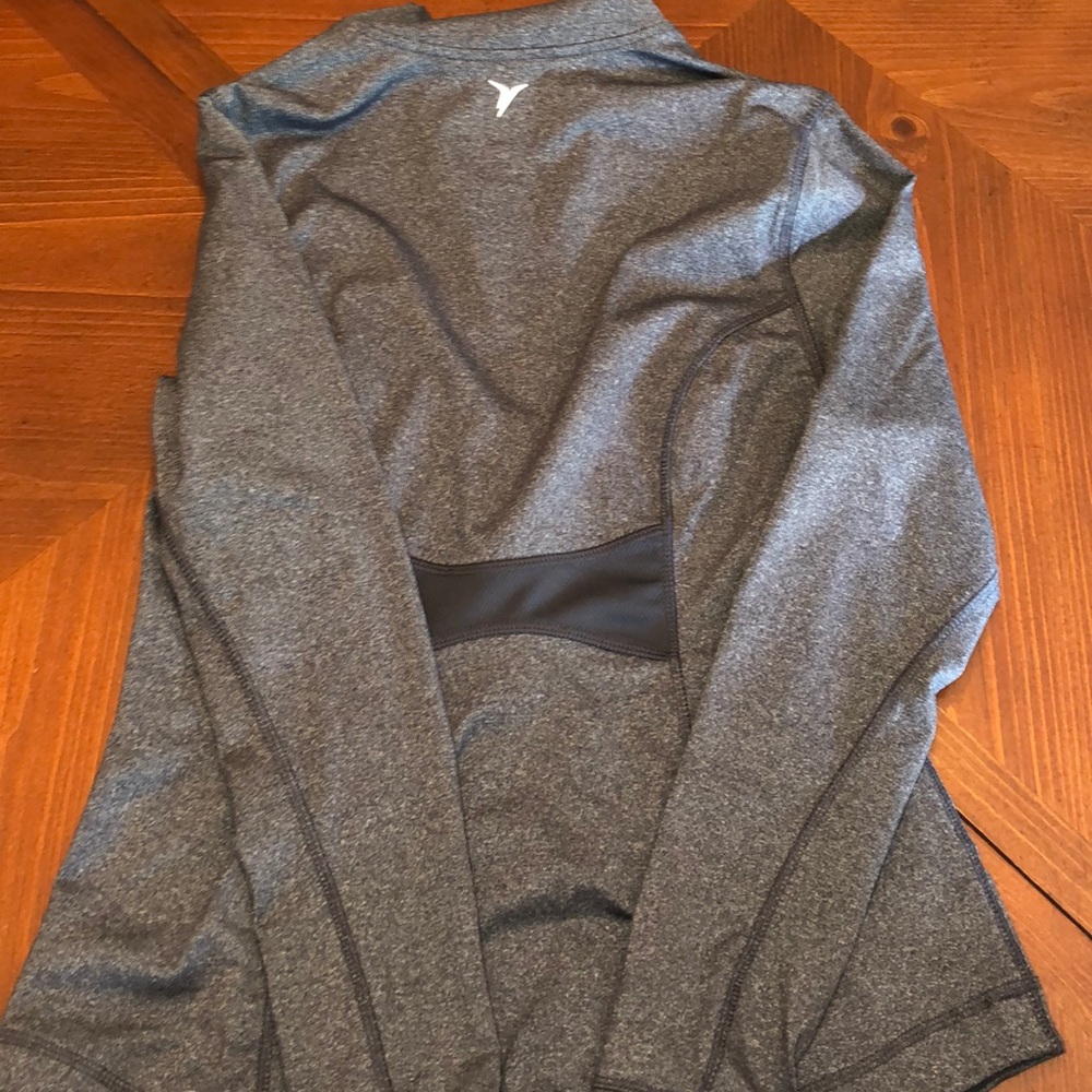 Gray Fitted Zip-Up Jacket - Picture 3 of 3